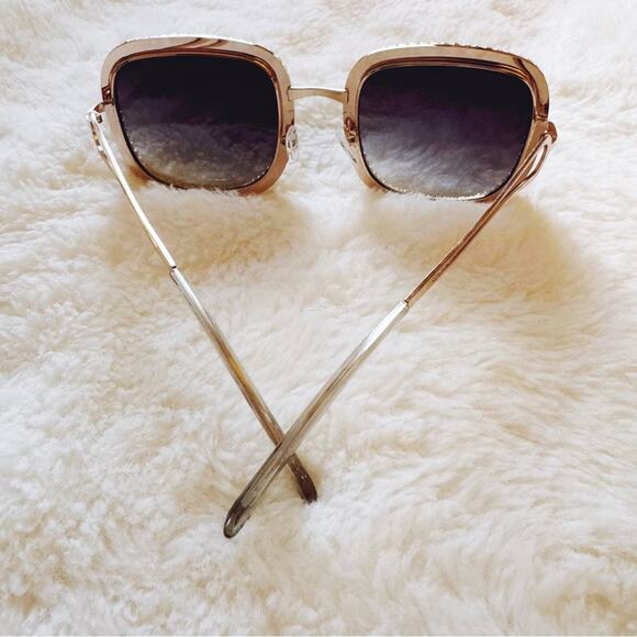 Avelina Black & Blue Crystal Embellished Sunglasses - Picture 9 of 10